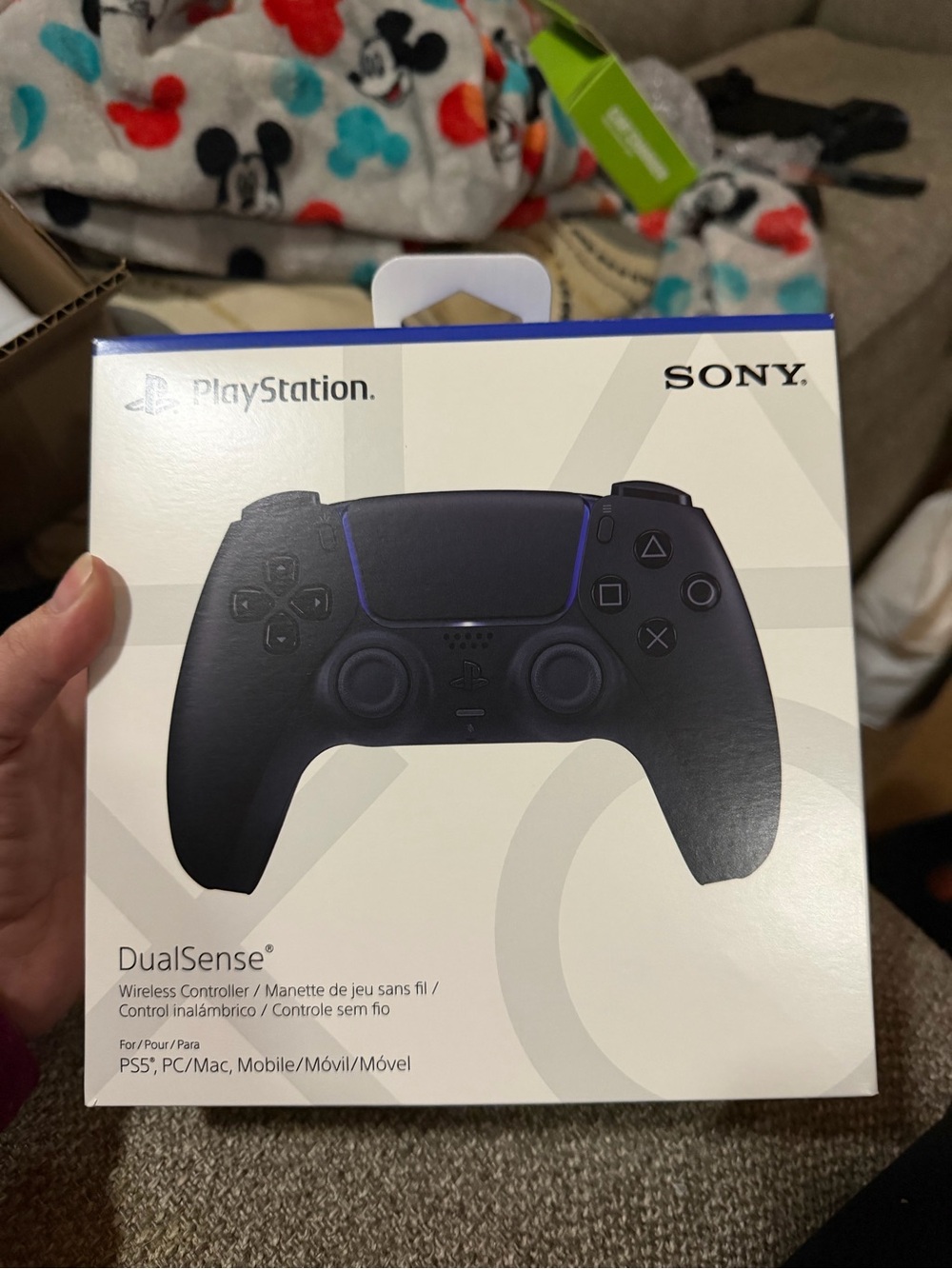 Sony DualSense Wireless Controller - Black with Blue Accent